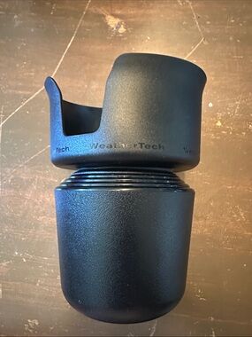 New without Box WeatherTech Black Cup Holder Adapter